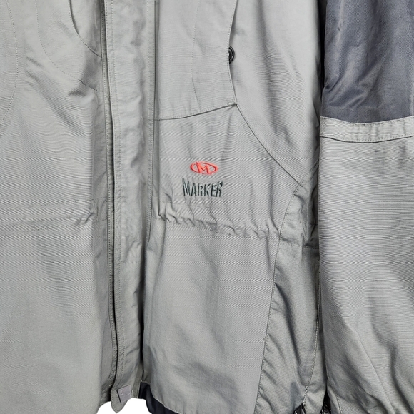 Marker Gray Ski Winter Snowboard Jacket Men's Size Medium - Picture 6 of 11